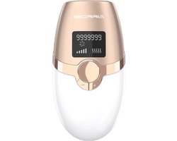 IBORRIA T4 Compact IPL Laser Ontharingsapparaat – Laser Ontharing – IPL Ontharingsapparaten – Hair Removal – Pijnloos – Voor Hele Lichaam - Champagne Goud