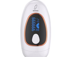 Infansa PureLight IPL ontharingsapparaat - Laser- & Lichtontharing Inclusief Acneverzorging - Ontharingsapparaten Inclusief Opzetstuk tegen Veroudering