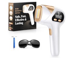 IPL Harsysteem voor Thuisgebruik - Pijnloze en Veilige Laser Haringverwijdering voor Vrouwen en Mannen