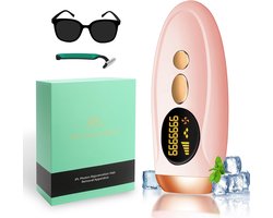 IPL Ontharing Apparaat Thuis - Laser Haarverwijdering met 5 standen & 990.000 Flitsen