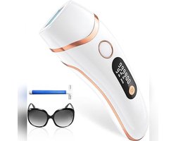 IPL Ontharingslaser voor Mannen & Vrouwen – 999.900 Lichtpulsen – 3 Modi (HR/SC/RA) – 9 Energieniveaus – Pijnloze Ontharing voor Lichaam, Gezicht & Bikinilijn