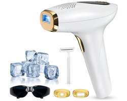 Laser Ontharingsapparaat - IPL Ontharing - Mannen & Vrouwen - Wit en Goud