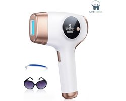 LifeStages - Laser Ontharingsapparaat - 9 Energieniveaus - 999.000 Flitsen - 3 Functies - Pijnloos Voor Vrouwen En Mannen