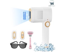 LifeStages - Laser Ontharingsapparaat - 999,999 Ontharingsapparaat Voor Mannen En Vrouwen - Pijnloos - Duurzaam