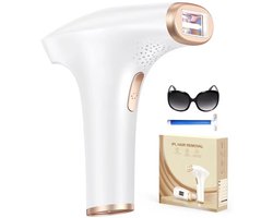 Nawy® IPL Laser Ontharingsapparaat - Laser Ontharing - Pijnloos Ontharen met Ice Cooling - Permanente Ontharing voor alle Lichaamsdelen - voor Mannen en Vrouwen - 999.900 Flitsen - Inclusief Beschermbril en Scheermesjes - Epileerapparaat Dames