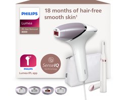 Philips Lumea Prestige 8000 series - IPL Ontharingsapparaat 4 opzetstukken - BRI949/00