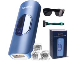 Qualiz® IPL Laser Ontharingsapparaat - Ice Cooling - 999.999 Flitsen - Epilator Hele Lichaam - 5 Standen - Compact Epileerapparaat Dames - Laser Ontharing