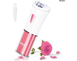 RFWR® Epilator voor dames - elektrische, huidvriendelijke haarverwijderaar voor gezicht & lichaam met koude LED-verlichting