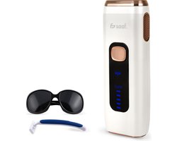 Saaf Pro-L Laser Ontharingsapparaat - IPL - Met Scheermesje en Veiligheidsbril - 5 Standen