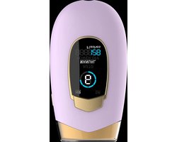 TechU™ Laser Ontharingsapparaat – Hair Removal IPL – 6 Standen – 550-1200nm golflengte – Automatisch & Handmatig te bedienen – Lila