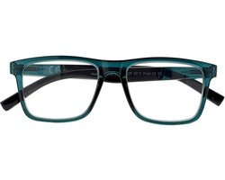 BlueShield YGB028 Multifocale Computerbril +1.00 - Progressieve 3 in 1 lens - Blauw montuur incl. opbergpouch