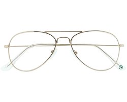 Ear2Ear Filey leesbril pilotenbril +1.50 goudkleurig montuur - incl. opbergpouch