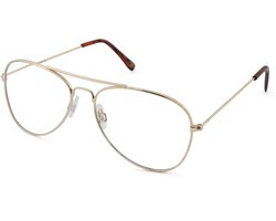 Leesbril Croon Pilot-Shiny gold-+3.00