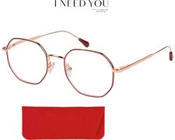 Leesbril INY YOKO-INY Koper/Rood-+2.50