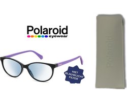 Leesbril Polaroid met blauwlichtfilter PLD0036-Paars/Zwart-+1.50