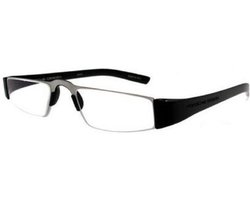 Leesbril Porsche Design P8801-Titanium/Zwart-+3.00