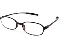 Leesbril Readr. FLEXIBEL - Kleur havanna - Sterkte +0.50 – Buigzame Unisex leesbril - Zeer flexibel & lichtgewicht montuur - Hoogwaardige kwaliteit - Geschikt voor intensief gebruik