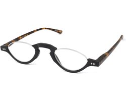 Leesbril Readr OTIS - Kleur zwart/havanna - Sterkte +2.50 – Unisex lookover - lichtgewicht montuur, prettige pasvorm - Tijdloos design - Voor dagelijks gebruik