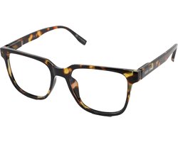 Leesbril Vista Bonita Cubo Met Blauwlicht Filter-Hub Havanna-+1.00