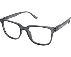 Leesbril Vista Bonita CUBO - Met blauwlichtfilter - Kleur Midnight Blue - Sterkte +1.00 - Ideaal voor achter beeldscherm en mobiel - Goede pasvorm en flexveren - Leesglazen van uitstekende kwaliteit - Inclusief briletui en doekje