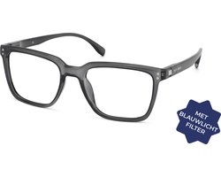 Leesbril Vista Bonita Cubo XL Met Blauwlicht Filter-Midnight Blue-+2.50