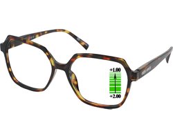 Leesbril Vista Bonita Mira Multifocaal-Hub Havanna-+1.00+2.00