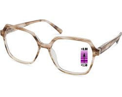 Leesbril Vista Bonita Mira Progressief-Maple-+1.50