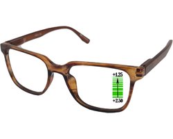 Leesbril Vista Bonita Multifocaal Cubo-Amber Dawn-+2.50