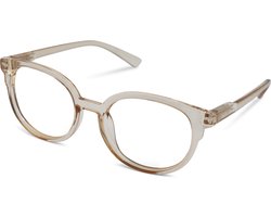 Leesbril Vista Bonita NOVA - Kleur Soft Skin - Sterkte +2.00 - Leesbril dames & heren - Uitstekende kwaliteit glazen - Robuust frame met flexveren. Incl. leuke briletui en poetsdoekje