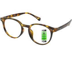 Leesbril Vista Bonita Panto Multifocaal-Hub Havanna-+2.00