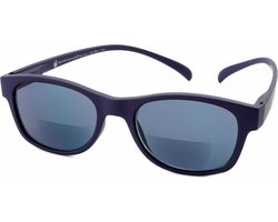 Leeszonnebril bifocaal Klammeraffe-+2.50-Donker Blauw