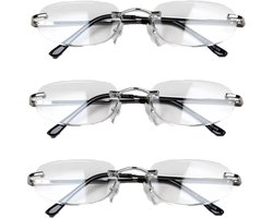 Melleson Eyewear leesbril leesbril randloos - 3 stuks