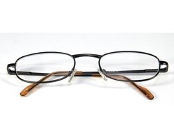 Melleson Leesbril +2.50 Universeel Bruin Metaal