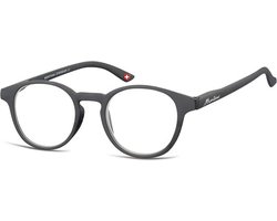 Montana Eyewear MR52 ronde leesbril +1.00 zwart