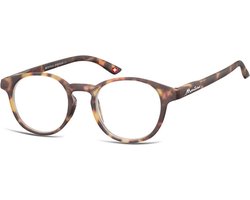 Montana Eyewear MR52F ronde leesbril +3.50 milky tortoise