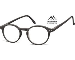 Montana Eyewear MR65 leesbril +3.50 zwart - rond