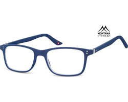 Montana Leesbril Mr72b Unisex Rechthoekig Blauw Sterkte +3.00