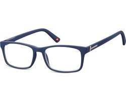 Montana Leesbril Mr73b Unisex Rechthoekig Blauw Sterkte +1.00