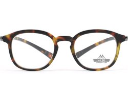 Montana MNR4A leesbril met lange poten Tortoise +3.00 - Hangend - Nek