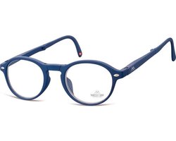 Montana Opvouwbare Leesbril Blauw Sterkte +3,00 (box66b)
