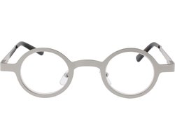 Noci Eyewear ICC338 The Doc Leesbril +2.50 - Zilverkleurig metaal