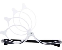 Noci Eyewear KCB604 The Queen Make-Up bril Sterkte +1.50 - Transparant met zwarte poot