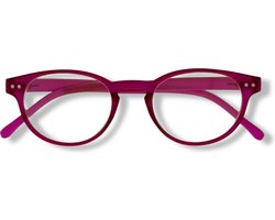 Noci Eyewear KCI003 Boston Leesbril +1.50 - Roze