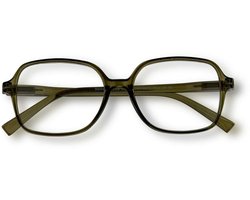 Noci Eyewear KCU343 leesbril Nova +2.50 Olijfbruin