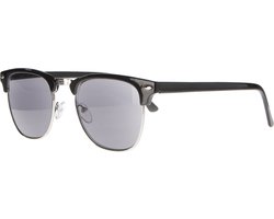 Noci Eyewear NBB211 Zonneleesbril Clubbie +1.00 zwart montuur - grijze glazen - UV400