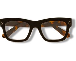 Noci Eyewear NCD301 Rumble Leesbril +1.00 - Mat zwart montuur, demi poten