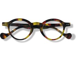 Noci Eyewear RRCD336 leesbril Morris +1.00 - Mat tortoise - incl. opbergzakje