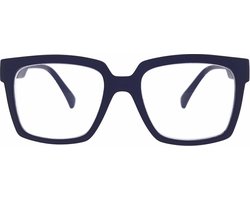 Noci Eyewear TCB031 Remo leesbril - sterkte +2.00 Zwart - Groot montuur - inclusief opbergpouch