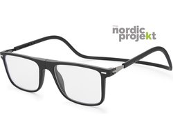 Nordic projekt NPMG Magneet leesbril +2.50 Zwart