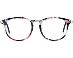 Nordic Vision LYSEKIL leesbril +1.50 - Zwart / Rose